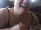 Double cumshot BBW blowjob