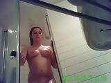 Big Nipples Girl in Shower-Hidden Cam Clip